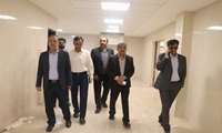 بازدید سرپرست دانشگاه علوم پزشکی رفسنجان از پروژه های عمرانی خیرساز بیمارستان حضرت علی ابن ابیطالب(ع)